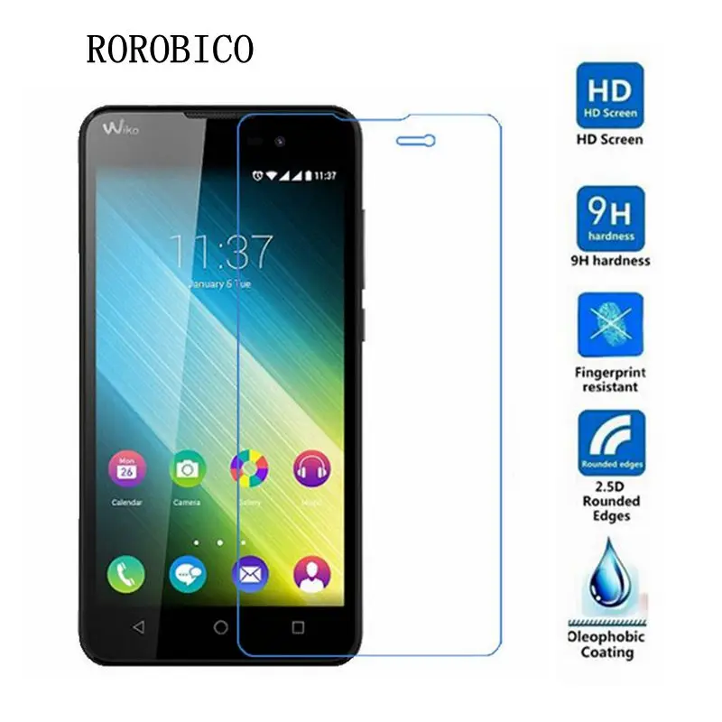Rorobico Экран с защитным закаленным Стекло для Wiko lenny 2 Lenny2 протектор Защитная
