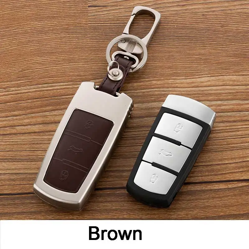 Icecare-Zinc-Alloy-Leather-Car-Styling-Key-Cover-Case-For-Volkswagen-VW-CC-Passat-B6-B7 (1)