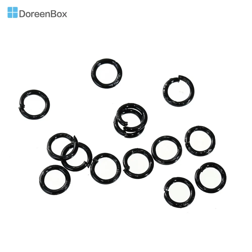 Set 1000 Anelli Aperti In Acciaio Inox 304 Per Gioielli Fai Da Te - 6 Misure Da 4 A 10 Mm, Con Scatola
