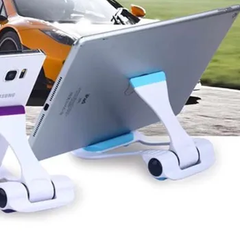 

Universal Tablet PC Holder Foldable Adjustable Angle Desk Phone Holder Stand Flexible for Samsung iPad Tablet PC 13*10*2.5cm