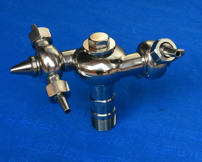 Self rotating tank water spray drum bottle washing cleaning nozzles