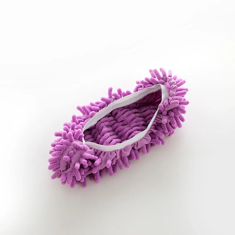 1 специальная ткань для уборки пыли; Тапочки для ванной; тапочки для уборки обуви - Цвет: Фиолетовый