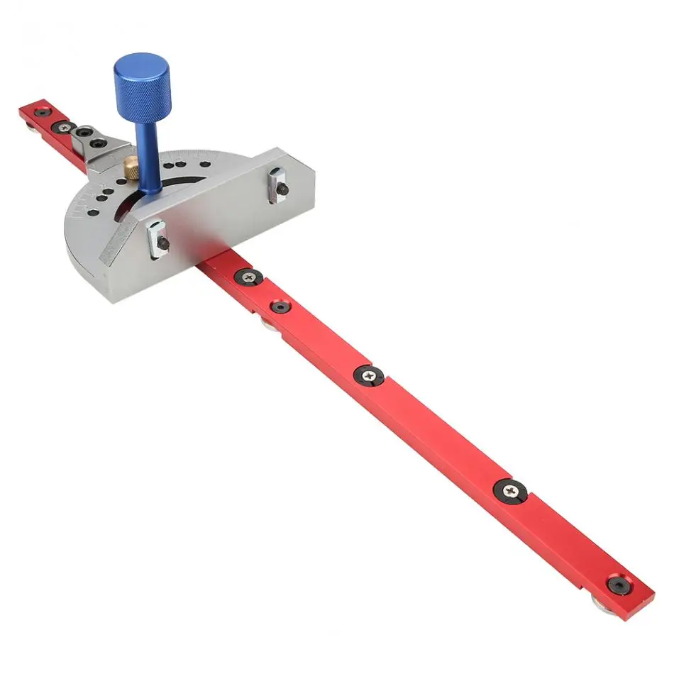 DIY общие маршрутизатор Miter Gauge Таблица Пилы линейка; Деревообработка Инструмент для Woodworker распиловка угол gauge