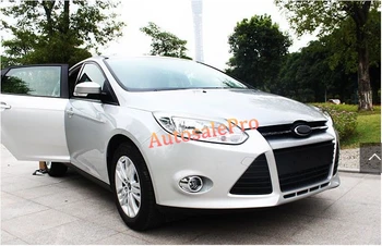 

for Ford Focus 3 2012 2013 Chrome Front Fog Light Lamp Round Cover Trim 2pcs