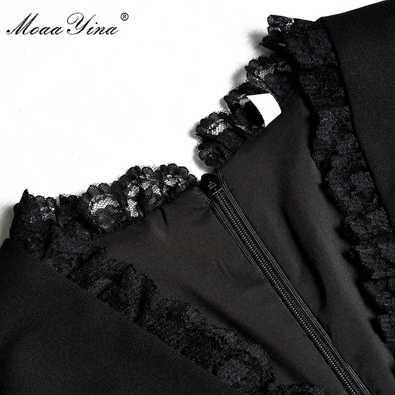 MoaaYina Fashion Designer Runway Dress Summer
