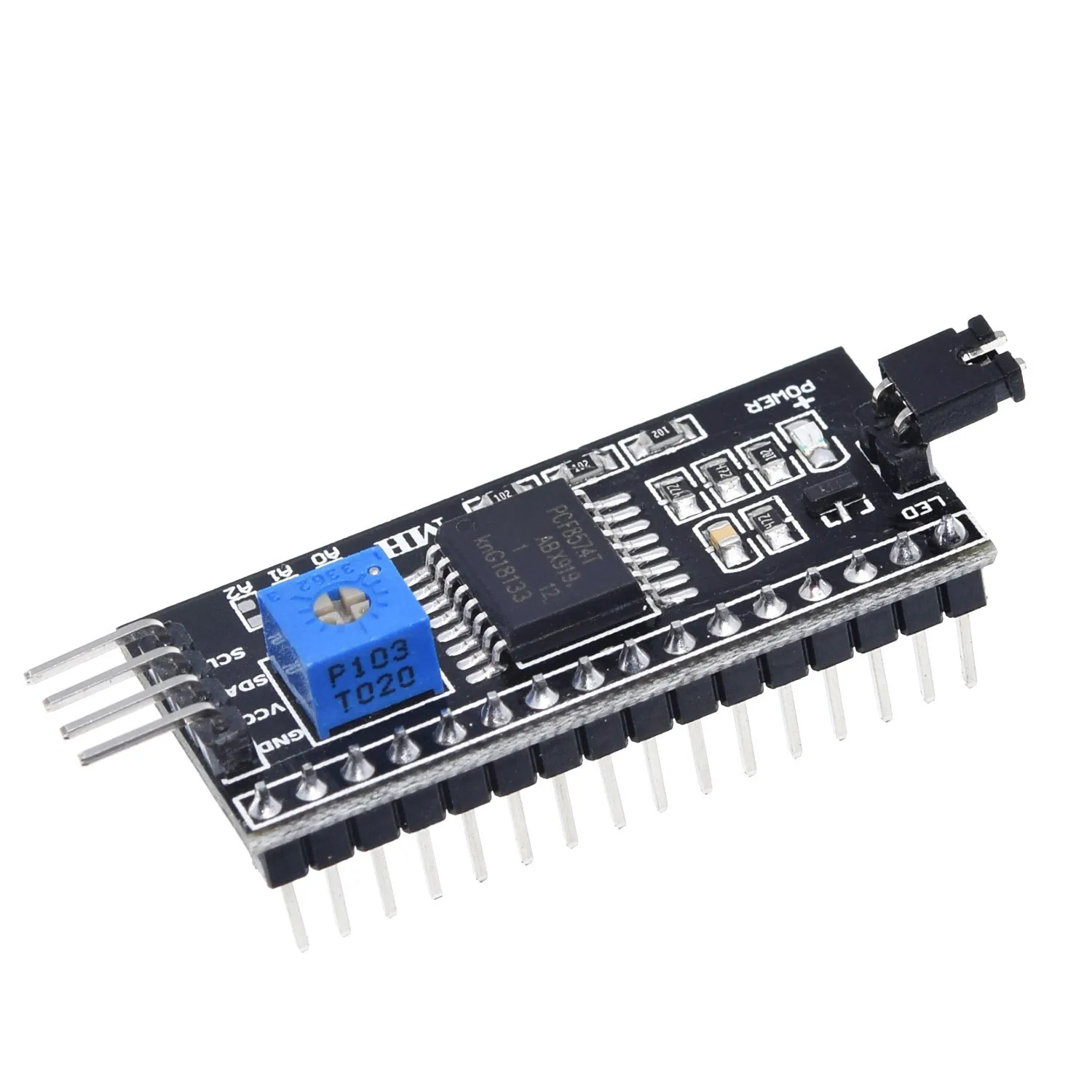 IIC IEC TWI последовательный интерфейс SPI порт платы для Arduino 1602 2004 ЖК-дисплей 1602 плата адаптера ЖК-адаптер конвертер Модуль PCF8574