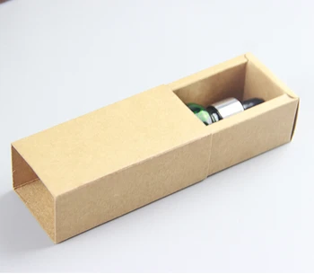 

15pcs/lot Party Favor Gift Box Brown Lovely Kraft Paper Drawer Box DIY Gift Craft Jewelry Packaging Cardboard Box Free Shipping