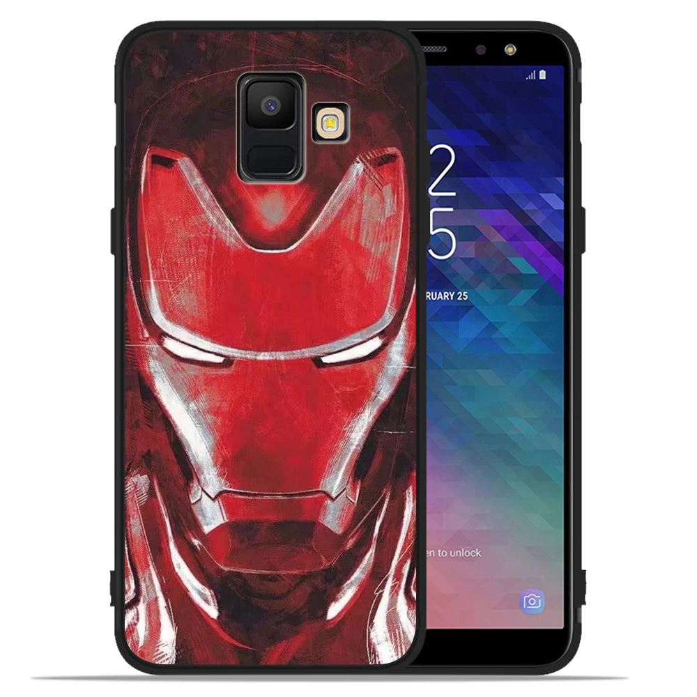 Чехол Marvel, Железный человек, яд, Дэдпул, Человек-паук, для samsung Galaxy A750 A9 A6 A7 A8 Plus A3 A5 A7, оболочка