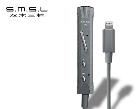 Мини усилитель для наушников S.M.S.L SMSL I2 Hi Fi портативный динамик DAC/Amp и разъем Lightning