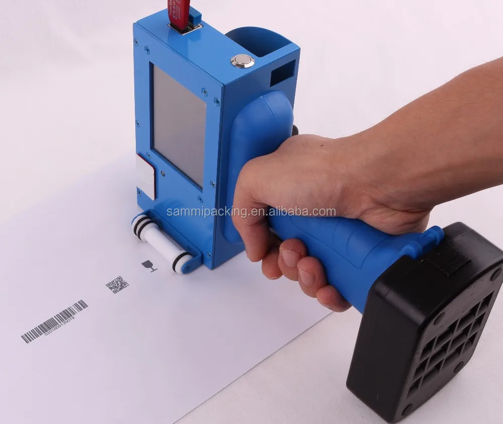 Portable Expiry Date Coding Machine Handheld Inkjet Printer for Plastic Bag paper boxes pipes