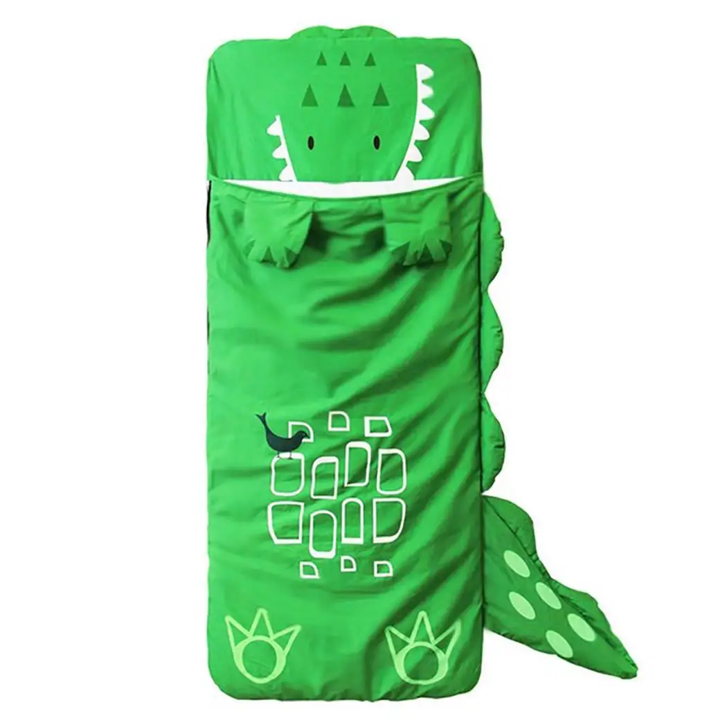 

Multifunctional Children Sleeping Bag Cartoon Style Kid Lengthened Zipper Thicken Fall and Winter Warm Kid Bag
