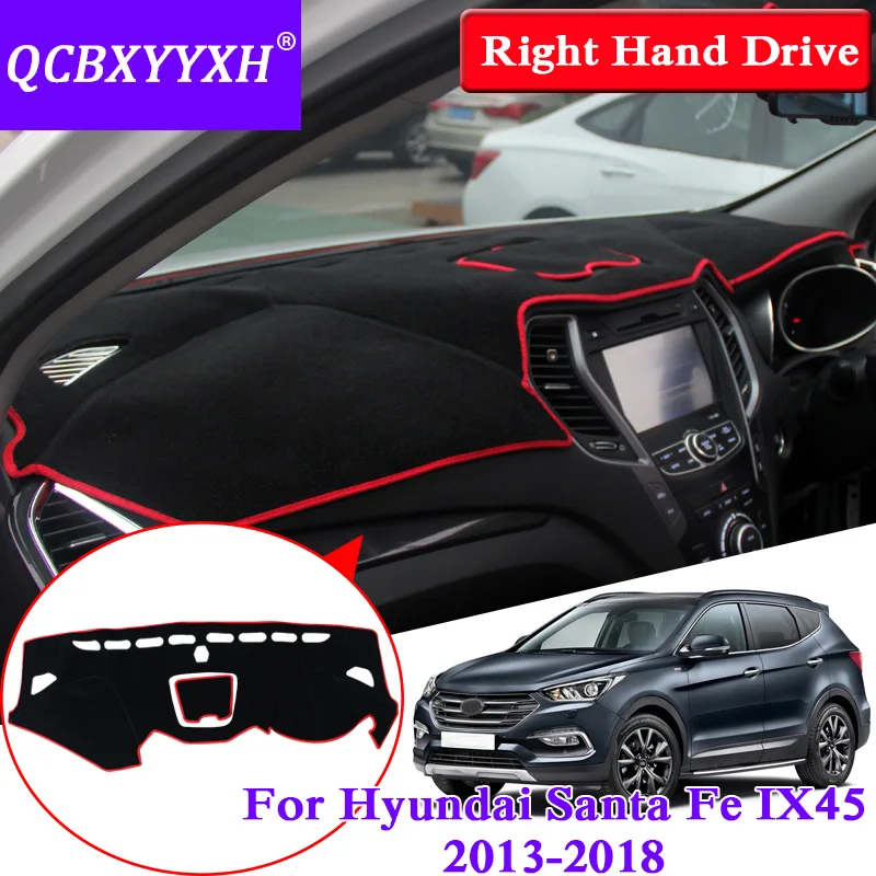 Для hyundai Santafe IX45 2013- правый руль приборной панели Коврик защитный интерьер Photophobism коврик тент подушка для стайлинга автомобиля