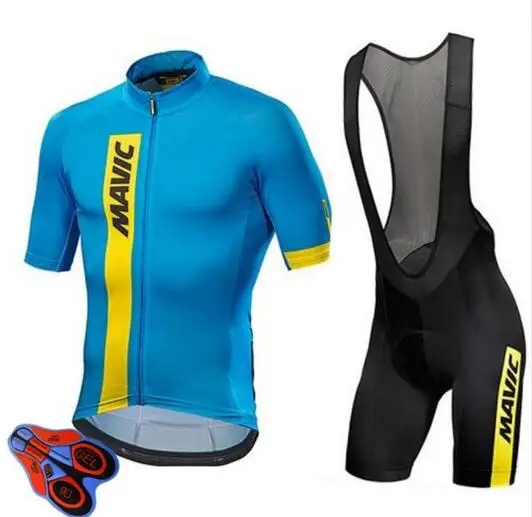 Mavic 2019 Pro Team Radfahren Kleidung/Road Bike Wear Racing Kleidung Quick Dry herren Radfahren Jersey Set Ropa ciclismo Maillot-in Fahrrad-Sets aus Sport und Unterhaltung bei
