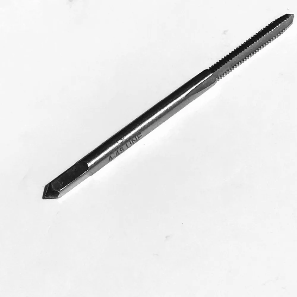 

Free shipping 1pc of HSS6542 made American standard UNF 4-48 HSS machine taps straight taps for metal steel threading