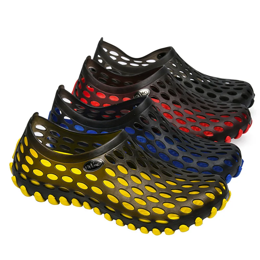 

Unisex Quick Drying Men Beach Slipper Breathable Outdoor Sandals shoes 2018 new Casual Shoes Slip On Male Fashion Footwear shoes