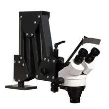 Ювелирные оптические приборы супер прозрачный микроскоп с подставка для лупы Алмазная установка микроскоп с светодиодный источник света
