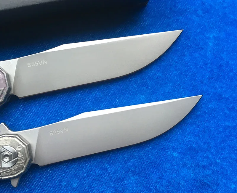 Складной нож CH 3505 Flippe s35vn из стали TC4 титановая ручка открытый кемпинг охота