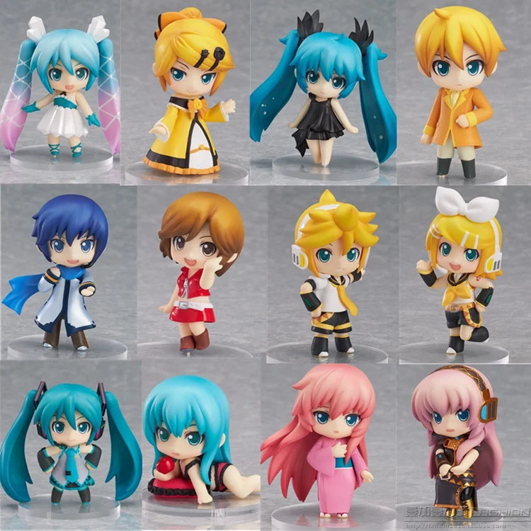 Miku Clay 12 Hand Done Mute Gemini Deep Sea Young Girl Doll Model Egg Box Japan Hatsune Miku Plastic Plaything Box Steering Box Gamebox Gum Aliexpress