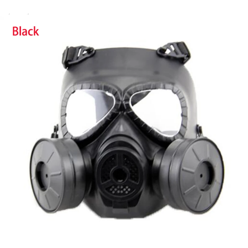Tactical Protection Masks Full Face Airsoft Resin Mask With Double Fan For CS Cosplay Paintball Game Protection Respirator Mask Tactical Protection Masks Full Face Airsoft Resin Mask With Double Fan For CS Cosplay Paintball Game Protection Respirator Mask