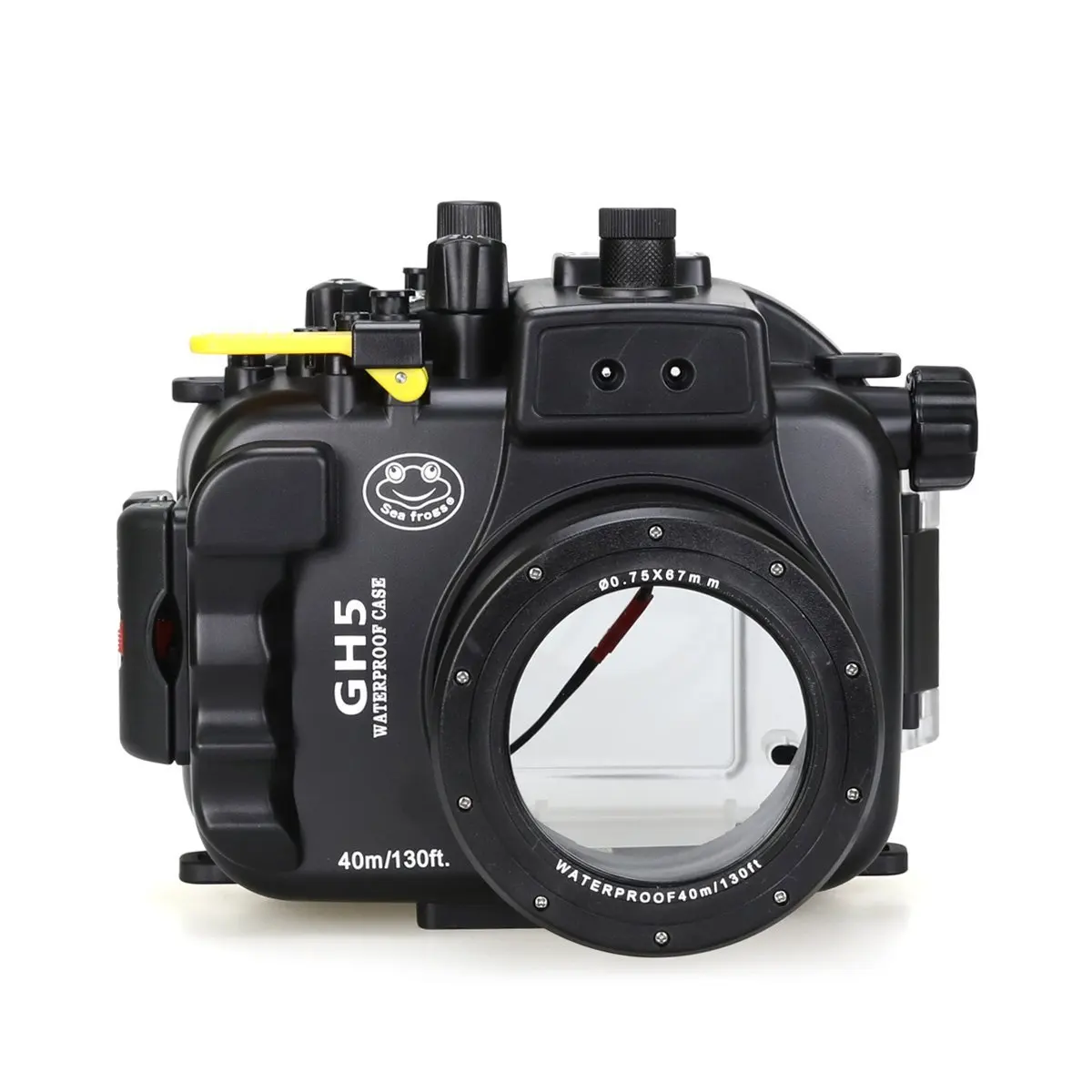 Водонепроницаемый корпус для подводной камеры Seafrogs 40 м 130 футов Panasonic GH5 + MEIKON Red