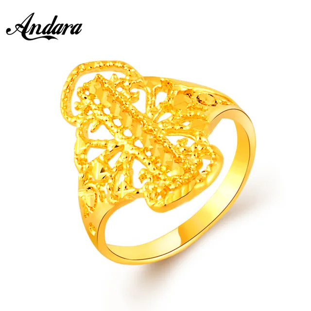 Andara Latest New Arrival Ethiopian Wedding Bridal Ring 24k Gold Andara Latest New Arrival Ethiopian Wedding Bridal Ring 24k Gold Color Fashion Jewellry Engagement Women