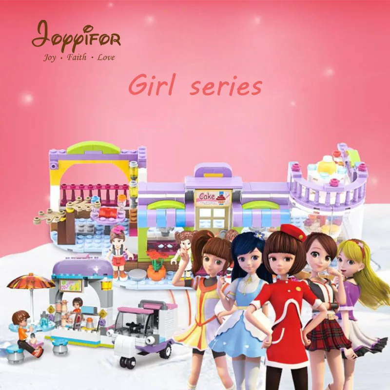 

Joyyifor Girl series Mini band Cake shop studio skate park Building Blocks Compatible LegoINGlys Minifigure For Kids Gifts