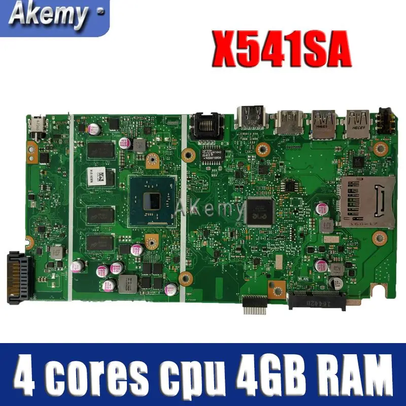 Материнская плата Amazoon X541SA для For Asus X541 X541S материнская ноутбука 4 ядра процессор