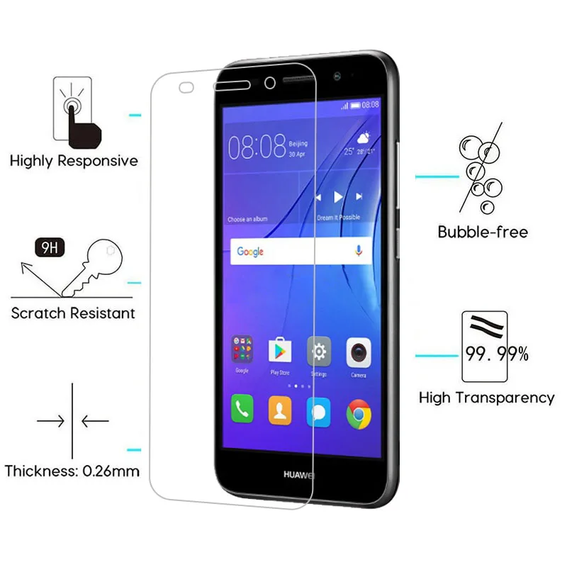 Защитное стекло для Huawei P20 Lite на P10 P9 P Smart Plus Y32017 закаленное Защита экрана пленка