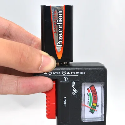 Прибор для измерения указателя AA AAA coin cell 9 v battery tester/multi-function electric measurement