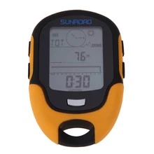 Продвижение Водонепроницаемый Компас FR500 Многофункциональный lcd цифровой альтиметр барометр компас для активного отдыха 300 мАч батарея