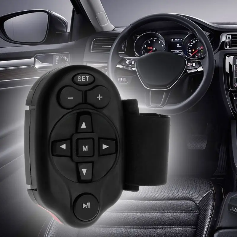 

IR Remote Controller Auto Vehicle Steering Wheel Replicable Button Universal Car Controller Portable CD VCD DVD MP3 Player