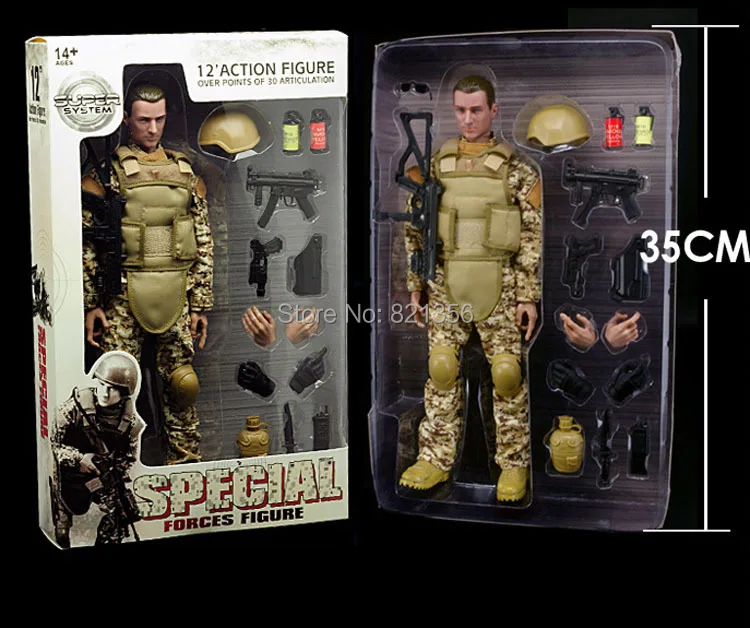 12 "Action Figures 16 scale Special Forces Figure Dolls Soldier Model