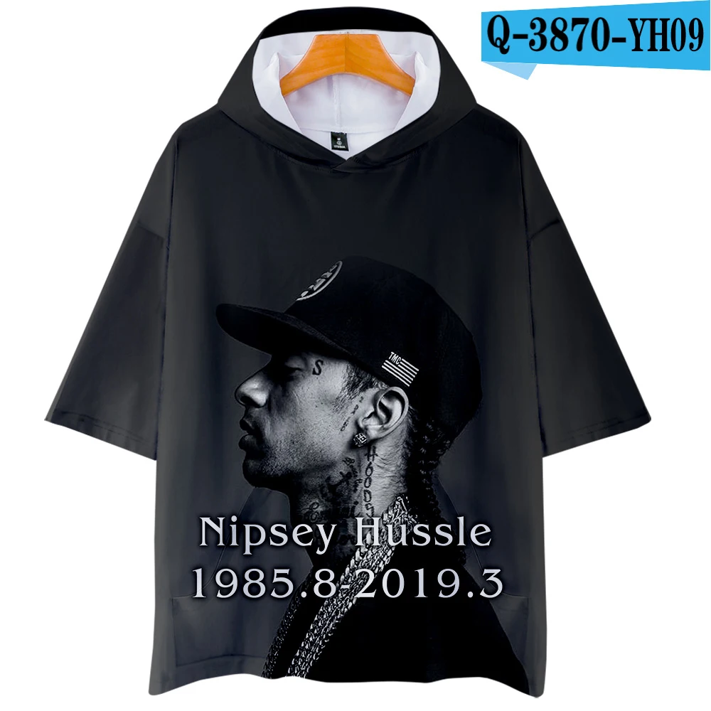 Nipsey hussle 3D толстовки Новая модная футболка с короткими рукавами лето/весна крутая и дышащая футболка с короткими рукавами - Цвет: I