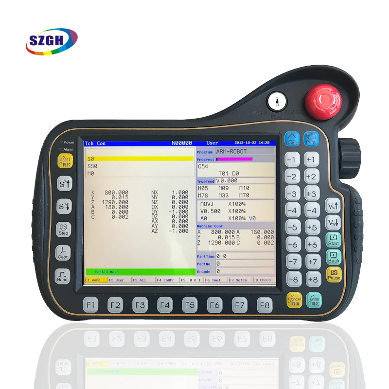 

New professional 6/7/8 axis MODBUS 8 axis cnc robot controller for robot machine PLC+CNC+Teach function