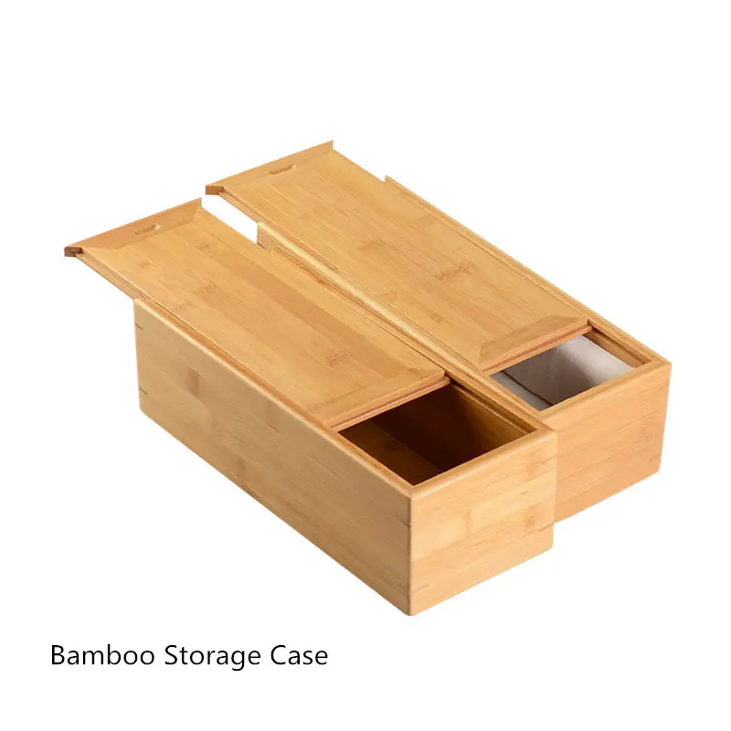 

Original Bamboo Storage Boxes Case Family Life Use Display Tools Rectangle Shape Women Jewelry Gift Caes W018