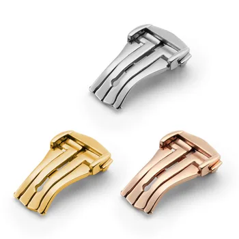 

Watch accessories all steel buckle butterfly flying series belt buckle belt folding buckle 16mm18mm20mm for Omega strap buckle