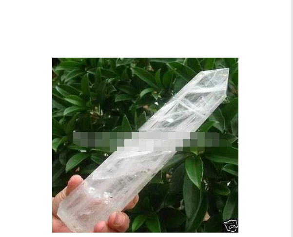

wangfafa8800002053++14cm 100% Natural rock quartz crystal point healing