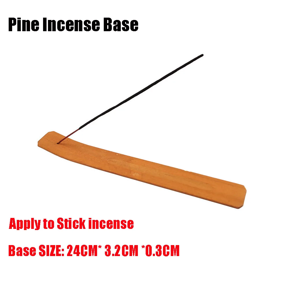 Палочка для благовоний, индийский держатель для благовоний ручной работы из сандалового дерева, деревянная палочка для благовоний, для использования в домашних офисах - Цвет: Pine Board