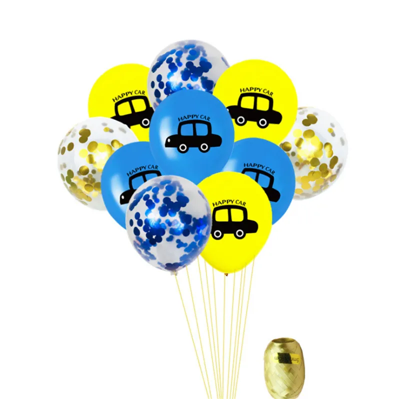 Taoqueen мультфильм шляпа автомобильные воздушные шары многоцветный воздушный шар "Конфетти" шарики для свадьбы День рождения украшения - Цвет: 4
