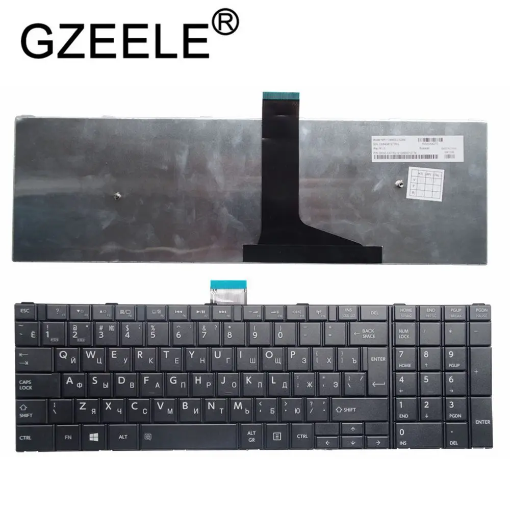 GZEELE новая клавиатура для ноутбука Toshiba Satellite C50D C50-A C50-A506 C50D-A C55 C55T C55D C55-A C55D-A русской клавиатуры ноутбука