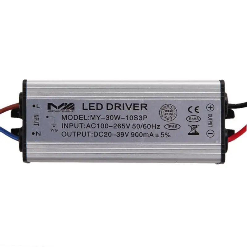 

30W High Power LED Driver 50-60HZ Waterproof Transformer power supply
