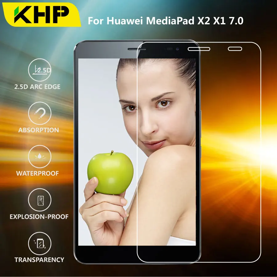 KHP Premium 0.3mm Tempered Glass For Huawei MediaPad X2 X1