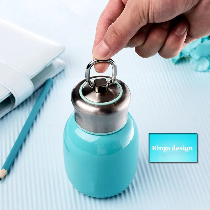 HOT SALE 200ML Mini Cute Coffee Vacuum Flasks Thermos Stainless Steel Travel Drink Water Bottle  Thermoses Cups and Mugs7