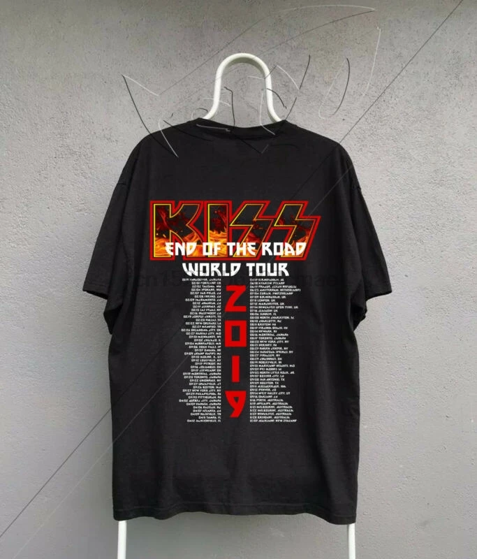 

RARE ITEM!! Kiss Band - End of The Road Tour 2019 Top T SHIRT SIZE S-5XL METAL