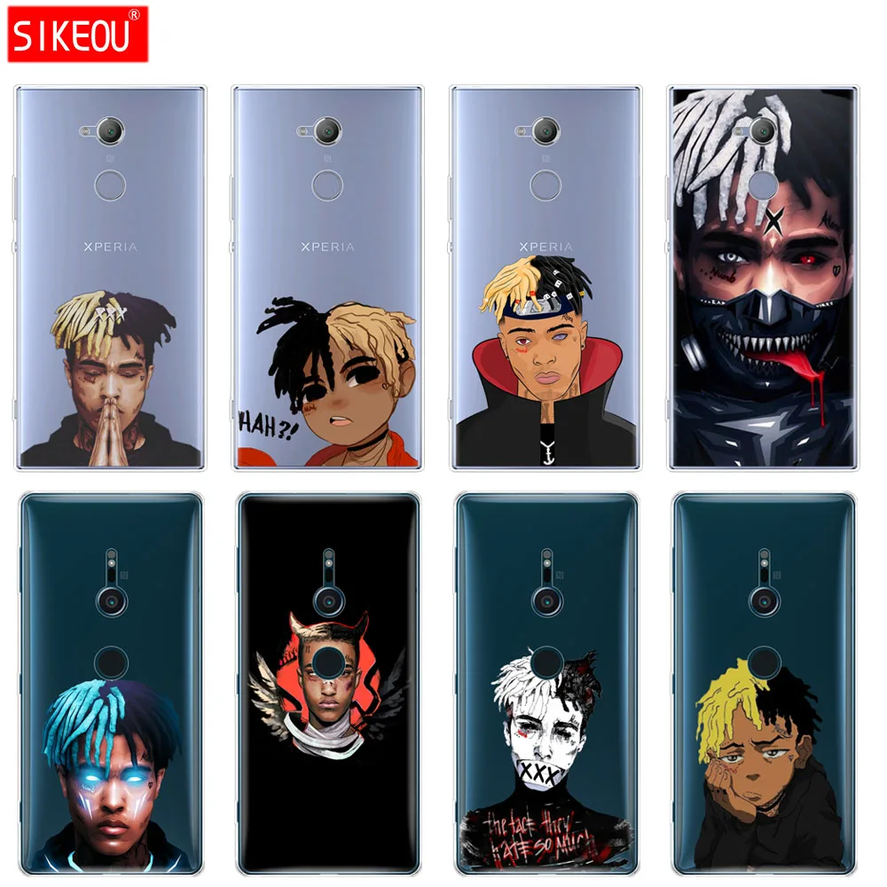 Силиконовый чехол для телефона sony xperia XA1 XA2 ULTRA PLUS L1 L2 XZ1 XZ2 compact XZ PREMIUM Xxxtentacion
