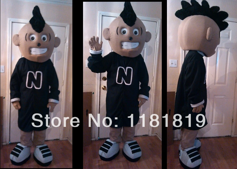 Mascot Bad Guy Boy Mascot Costume Custom Fancy Costume Cosplay Kits
