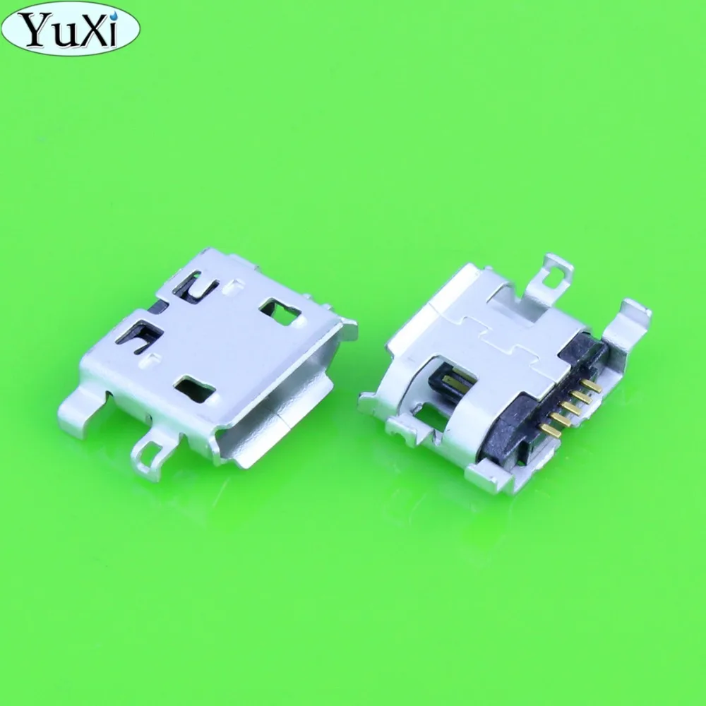 

YuXi 1pcs Micro USB 5pin B Type Female Connector For Mobile Phone Micro USB Jack Connector 5 pin Charging Socket