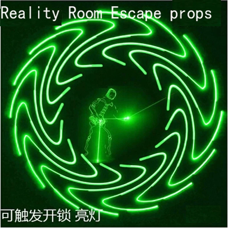 

12v tool Reality Room Escape aids props Light at the same time unlock 4pcs light-sensitive receivers Lighting putter Sound