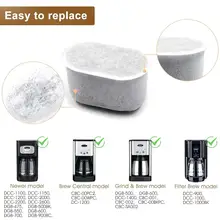 6 шт. Замена кофе машина активированный уголь фильтры для воды для кухни горячей