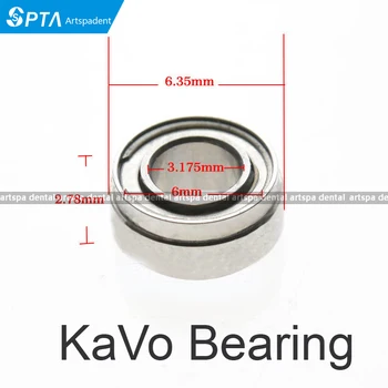 

High Quality KAVO compatible handpiece bearing dental bearings ceramic balls with dust cover 10pcs stepped bearing